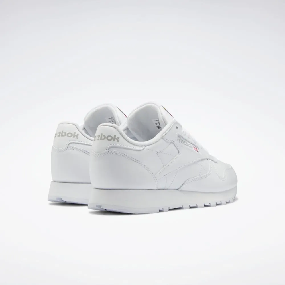 Reebok Classic Pure White Women's Leather Sneaker