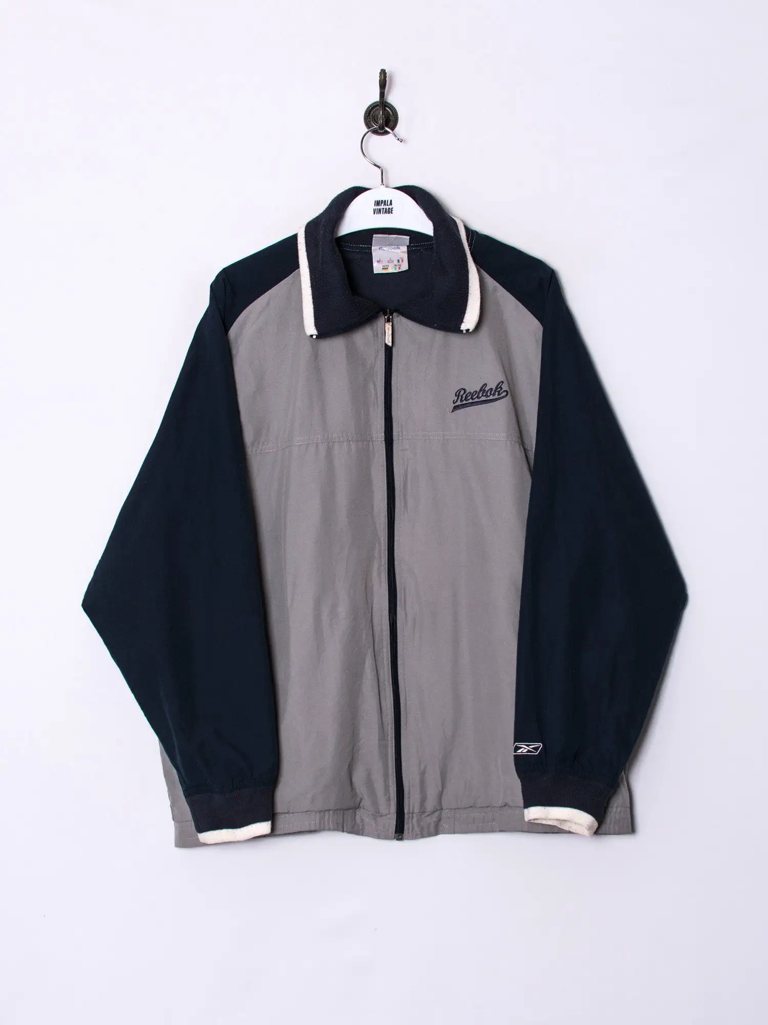 Reebok Grey & Blue Track Jacket