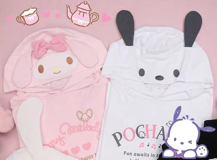 Sanrio character hoodie t-shirt