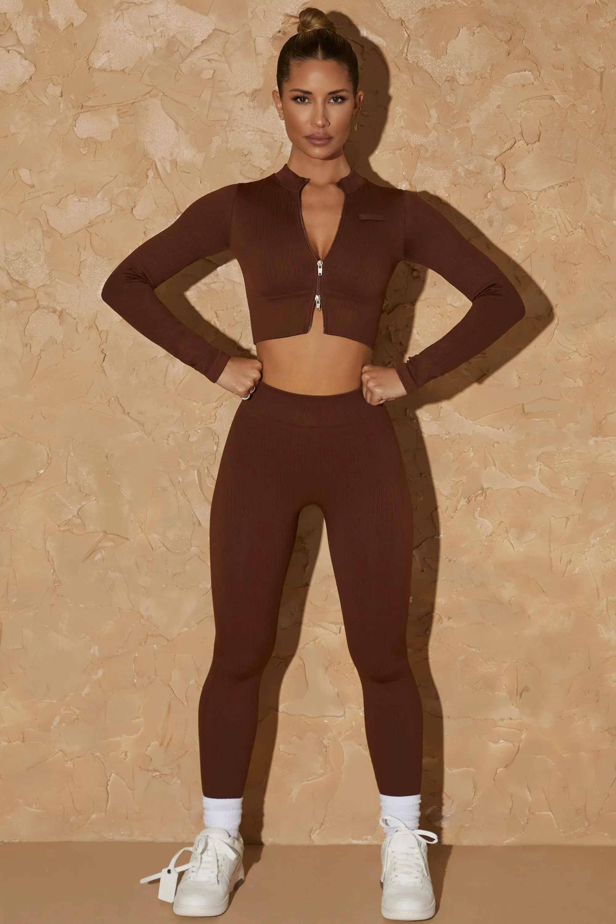 Seamless Leggings in Brown