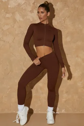 Seamless Leggings in Brown