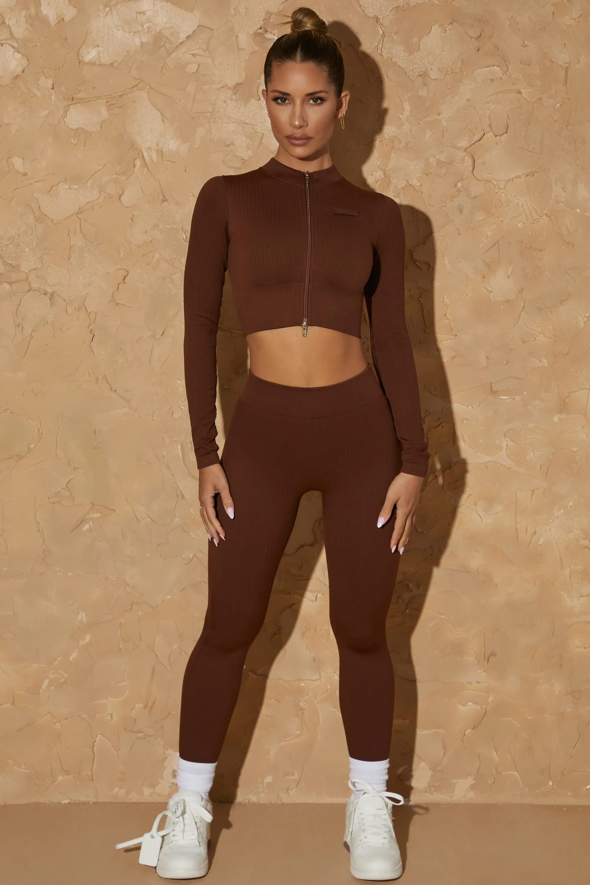 Seamless Leggings in Brown