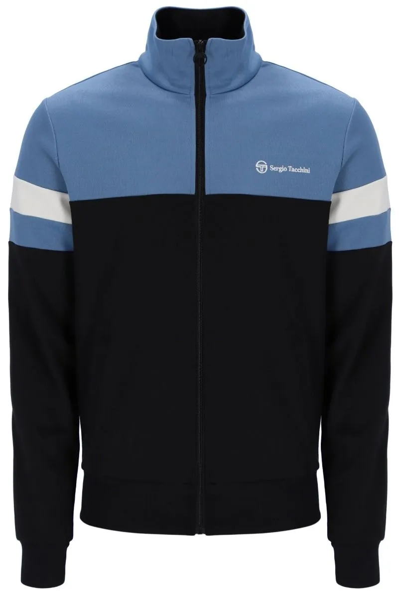 Sergio Tacchini Jonnie Track Jacket Black Coronet Blue