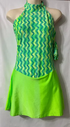 Skate Dress 102 Lime Adult  Medium Lime