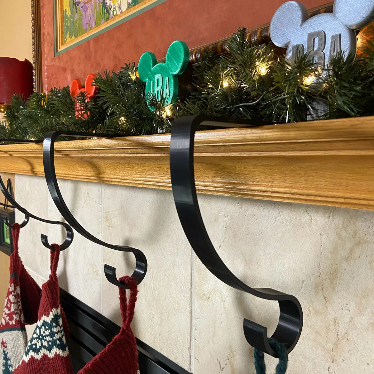 Stocking Hanger with Icon - CLEARANCE