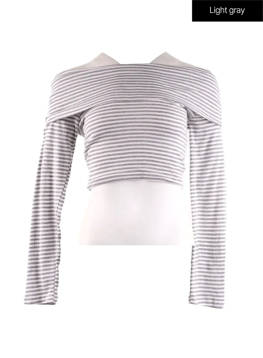 Striped Off Shoulder Top IF408