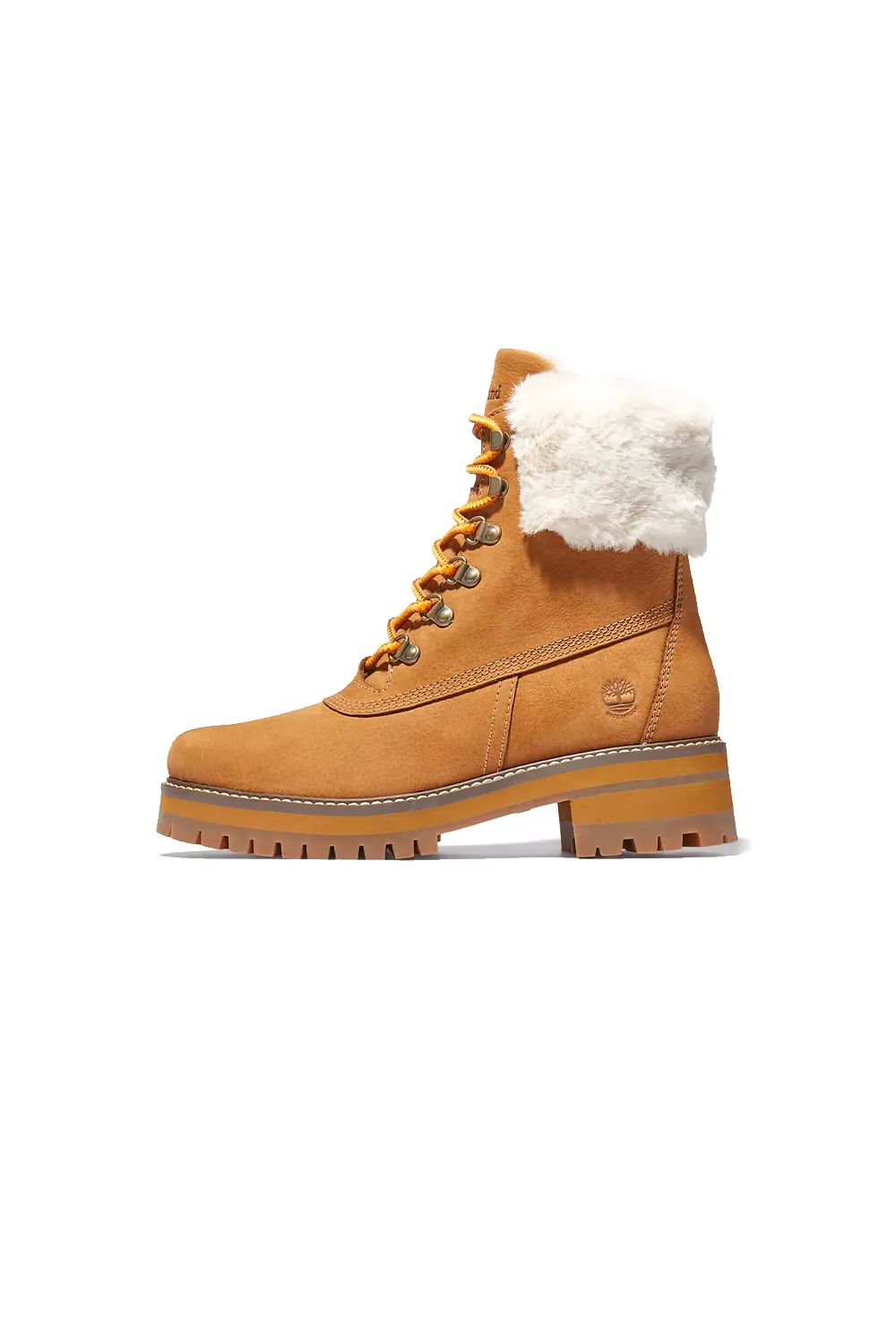 Timberland Women's Courmayeur Valley 6-inch Waterproof Faux-Fur Boots in Medium Brown Style TB0A2JXAX17