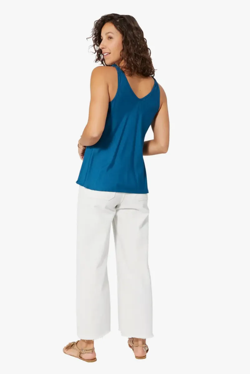 V-Neck Sleeveless Top