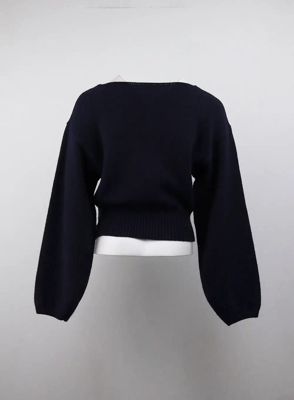 V-Neck Solid Sweater OJ411