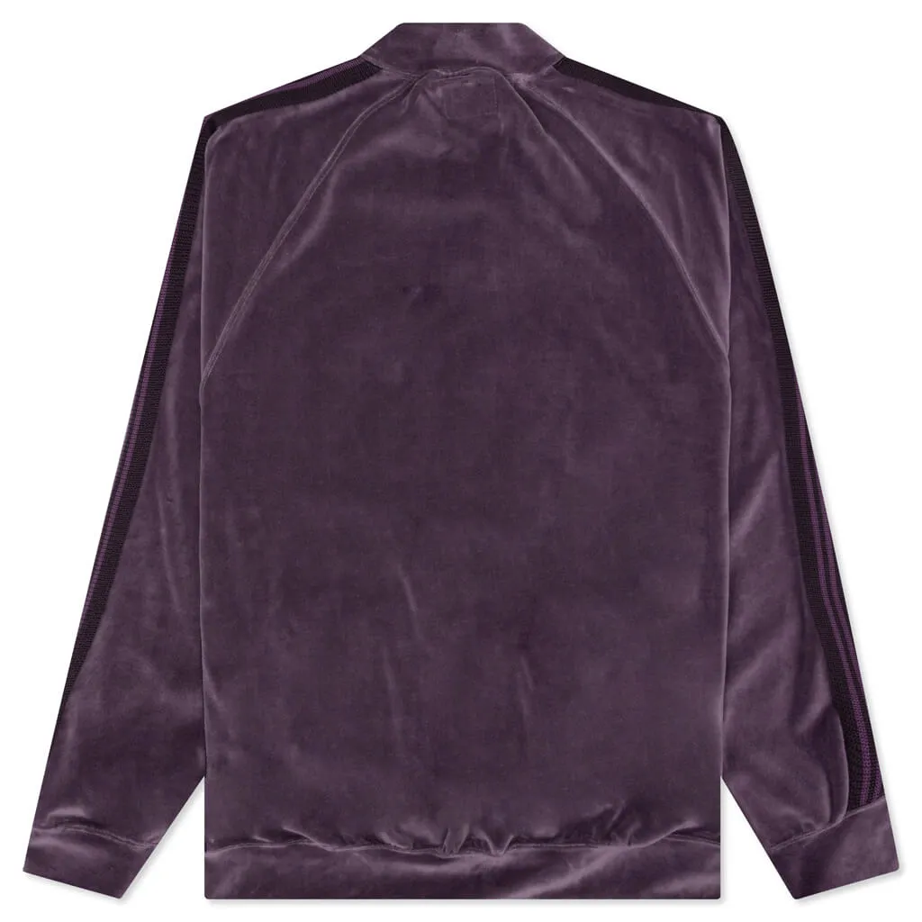 Velour R.C. Track Jacket - Purple