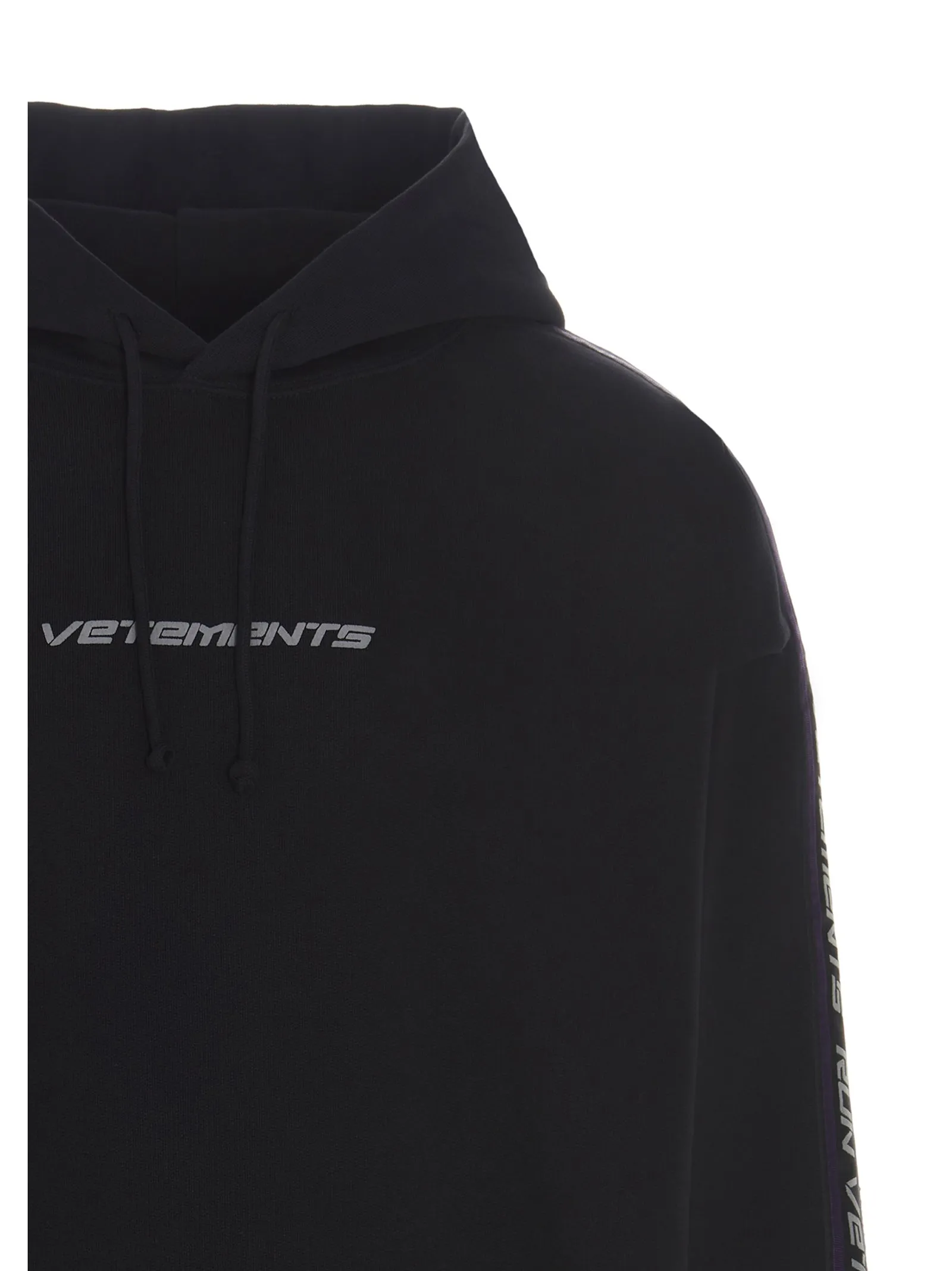 Vetements Logo Detailed Drawstring Hoodie