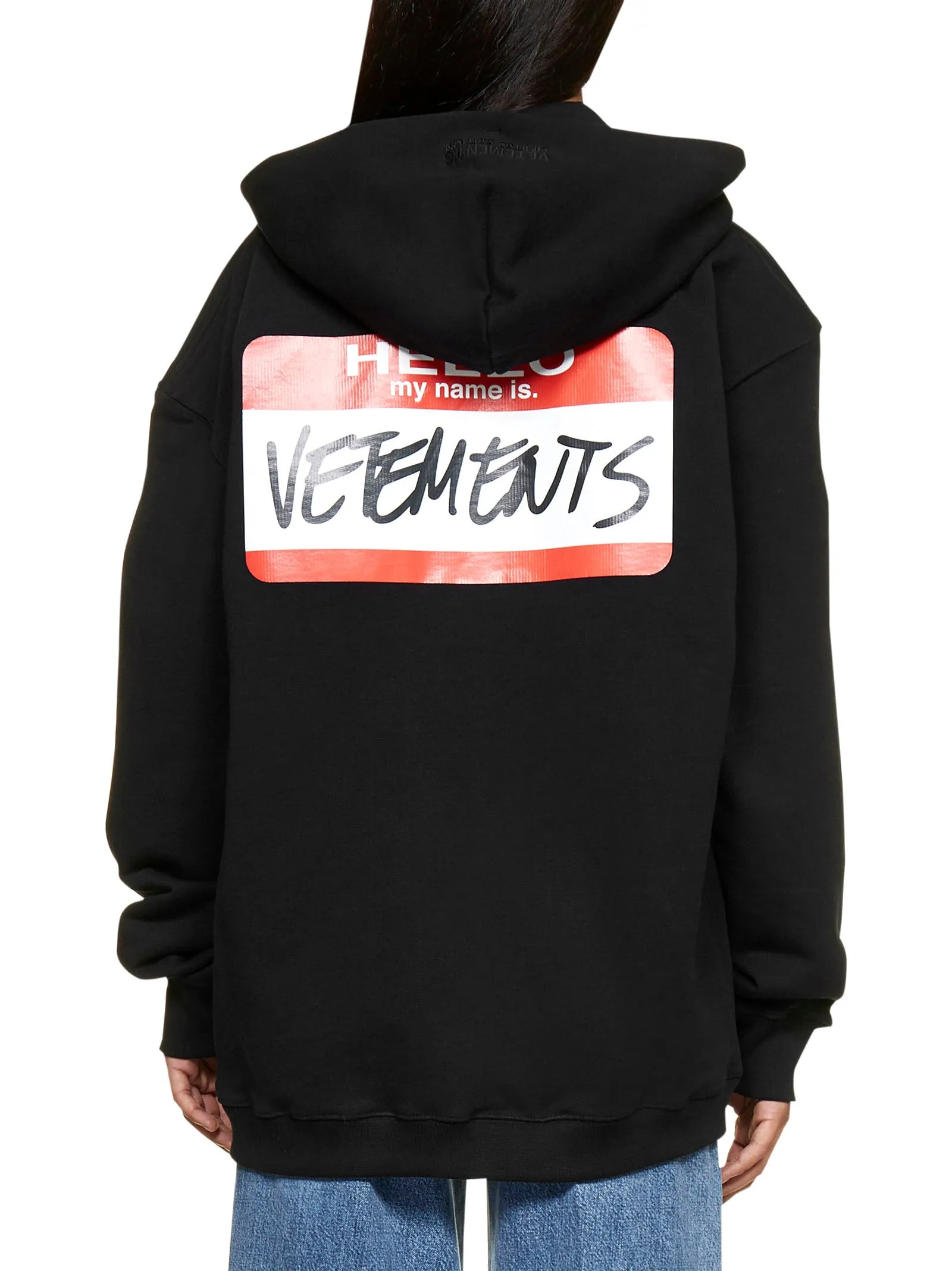 Vetements Logo Patch Zipped Hoodie