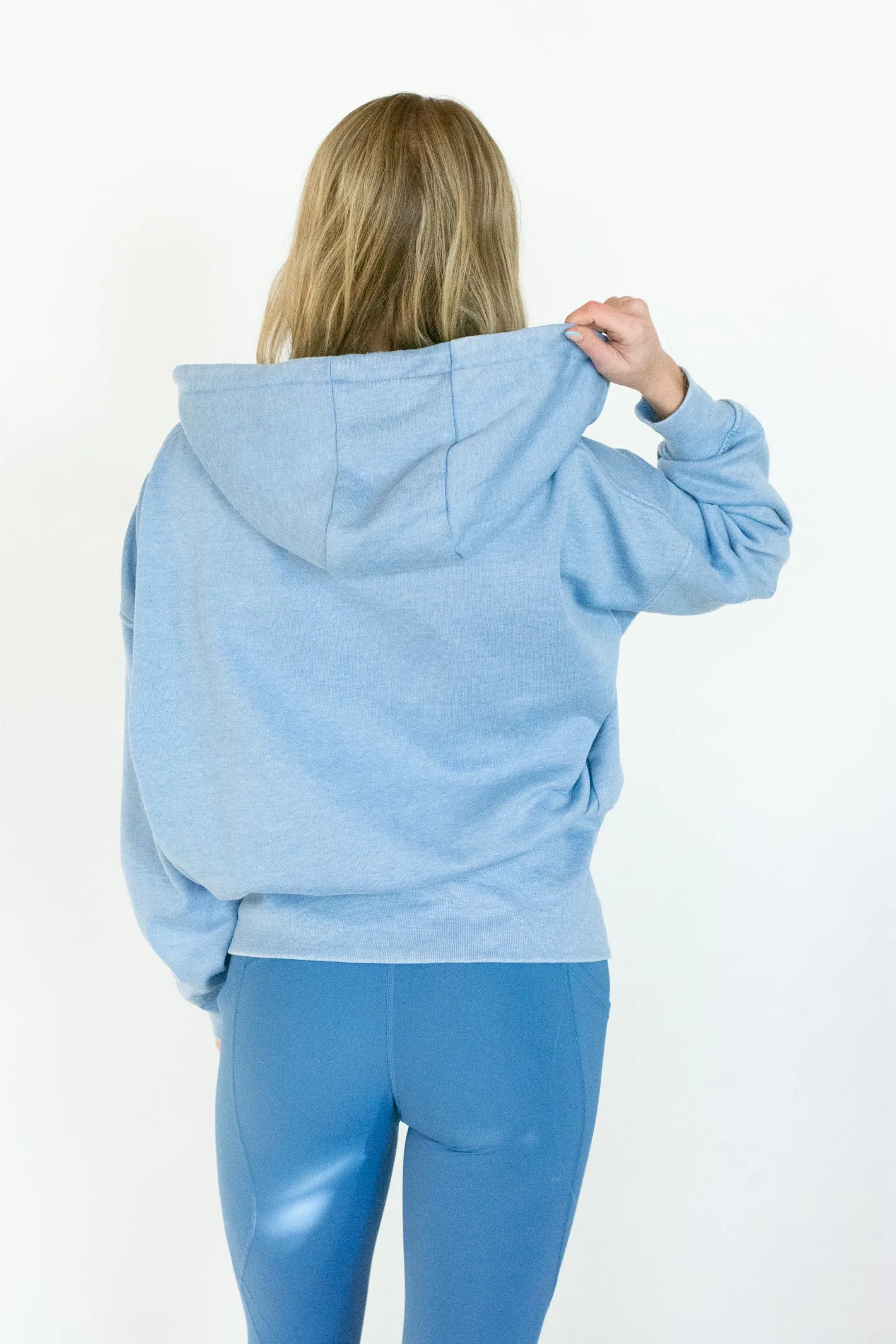 Weekend Chiller Light Blue Hooded Jacket