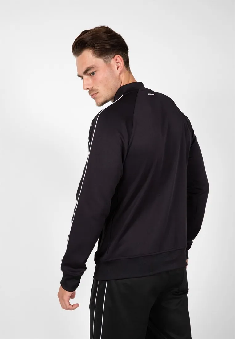 Wenden Track Jacket - Black/White - 4XL Gorilla Wear