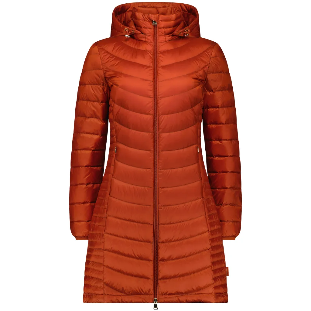 Womens Judy Packable Coat - Intense Rust